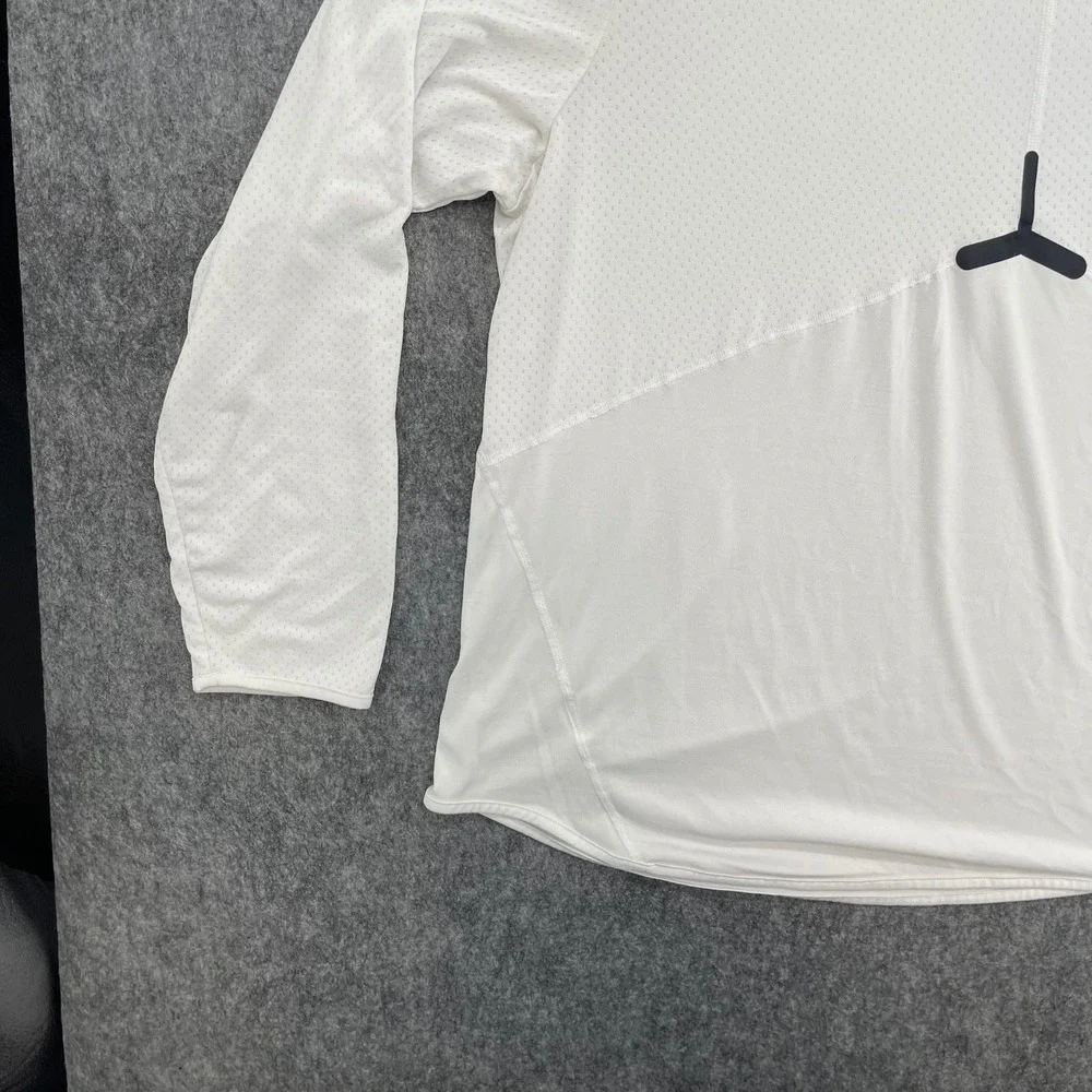Raiders Shirt Mens 2XL White Onfield Training Top Nike NFL  Dri-FIT Long Sleeve